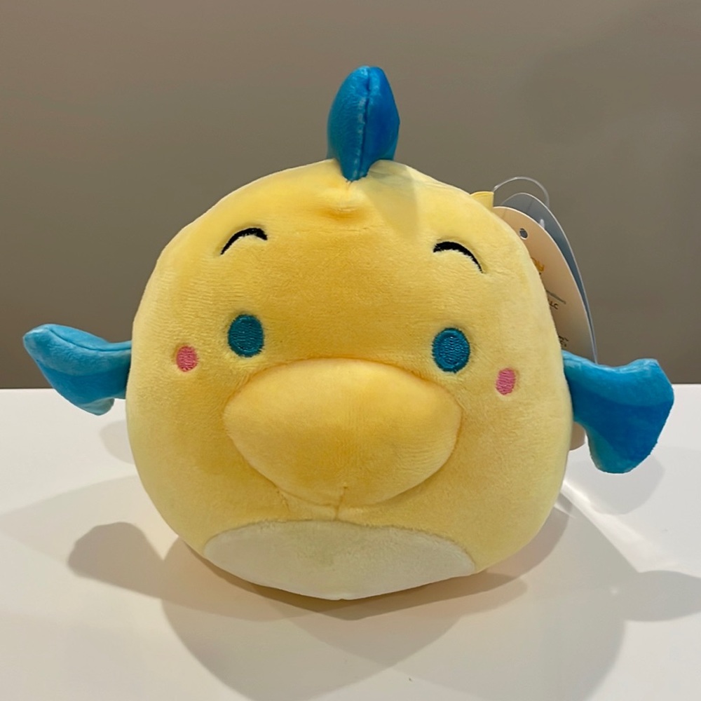 NWT 5” Disney’s The Little Mermaid Flounder Squishmallow